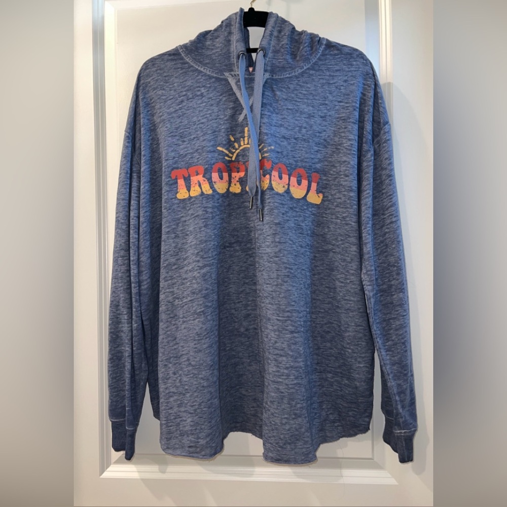 C&C California Blue Sweater with Retro Design